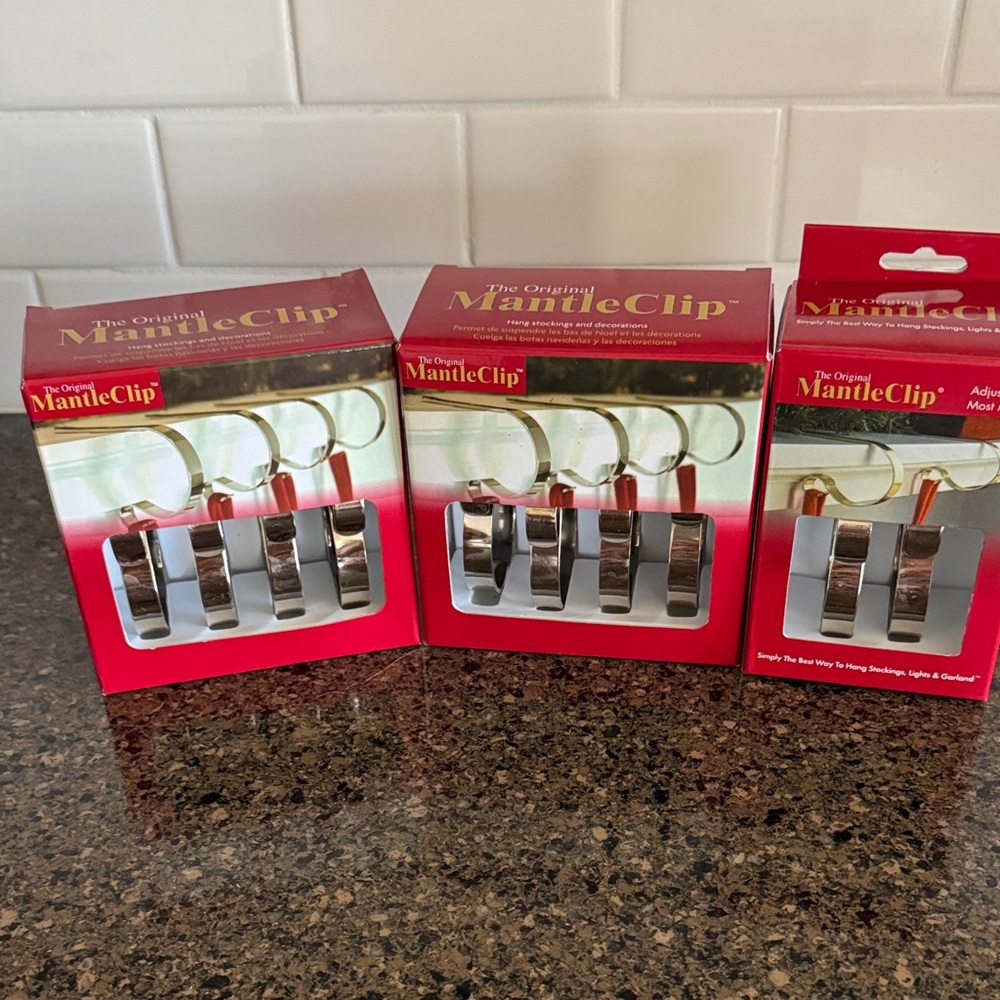 The Original MantleClip Stocking Holders-10 clips